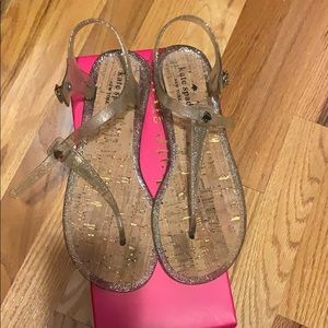 ❌SOLD ❌Kate Spade Rubber Sandals w Cork